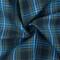 School Blue-Green-Multi Plaid Poly Cotton Madras Woven Fabric By the Yard